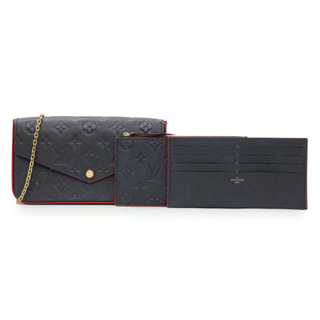 Louis Vuitton Marine Rouge Empreinte Felicie Pochette Handbags Louis Vuitton