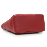 Gucci Red Micro Guccissima Bree Small Top Handle Tote Bag