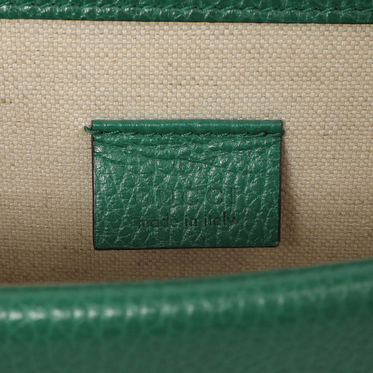 Gucci Emerald Calfskin Mini Dionysus Shoulder Bag