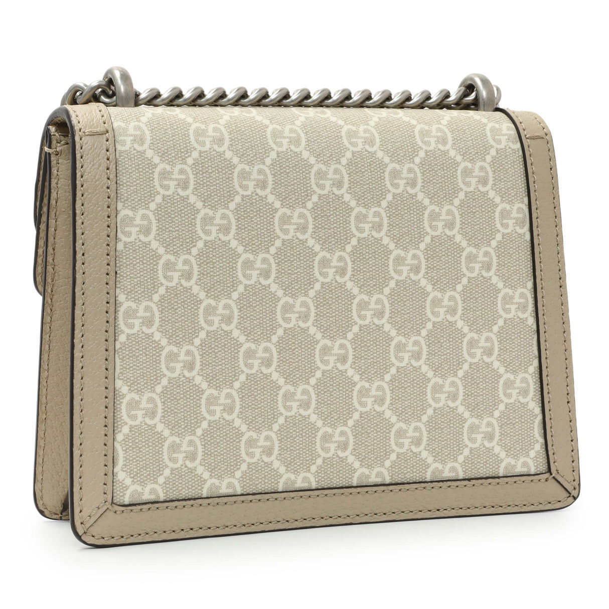 Gucci Oatmeal GG Supreme Monogram Mini Dionysus Shoulder Bag Handbags Gucci