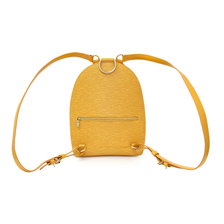 Louis Vuitton Yellow Epi Mabillon Backpack Handbags Louis Vuitton