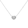 Platinum Puffy Heart Pendant Fine Jewellery Modaselle