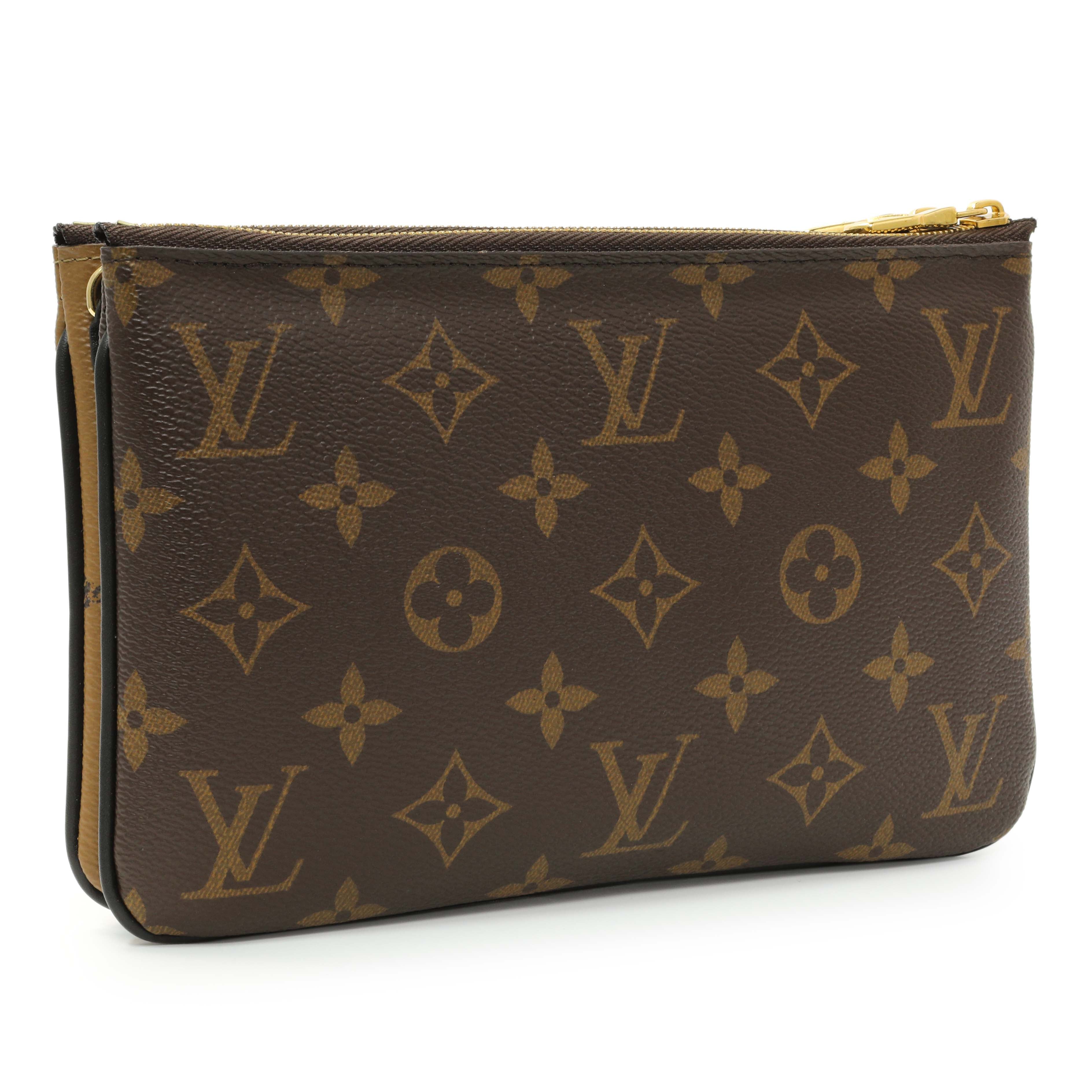 Louis Vuitton Reverse Monogram Giant Double Zip Pochette – Modaselle
