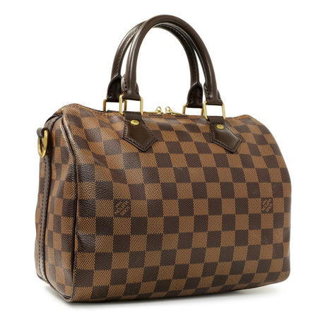 Louis Vuitton Damier Ebene Speedy Bandouliere 25