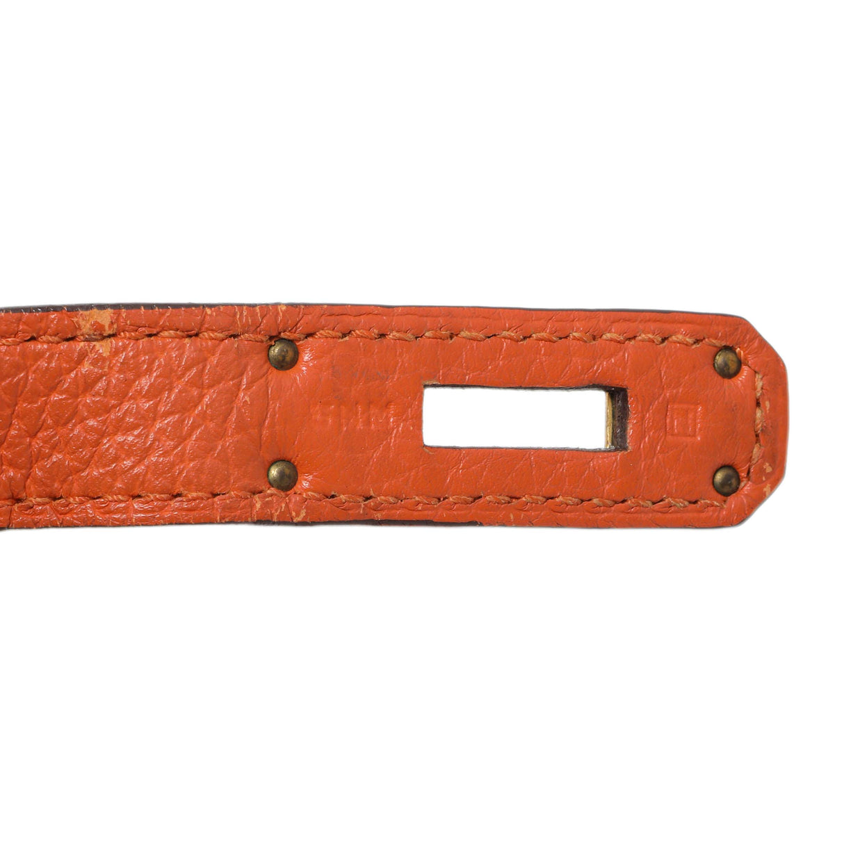 Hermes Orange Clemence Birkin 35 Handbags Hermes