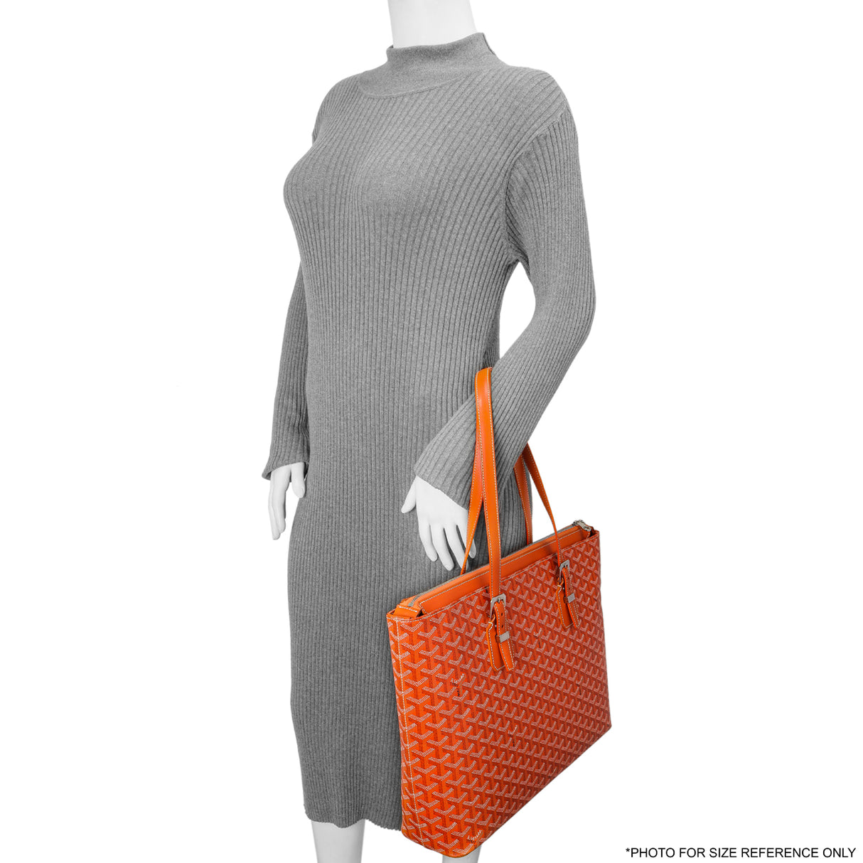 Goyard Orange Goyardine Sac Marie Galante GM