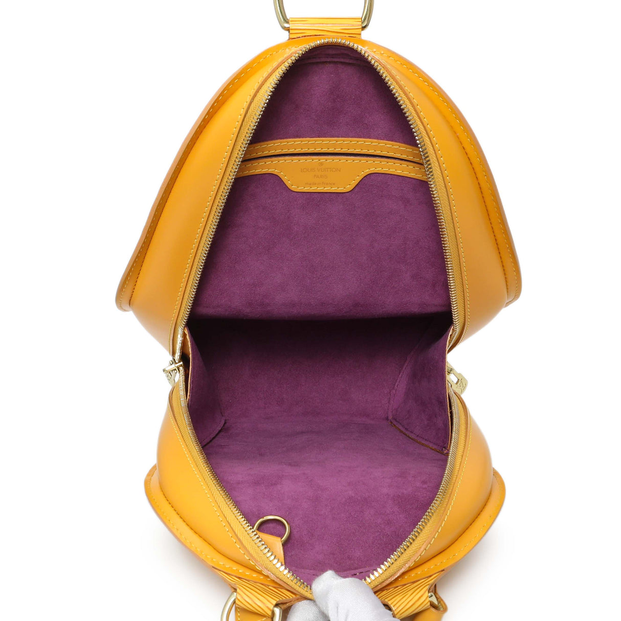 Louis Vuitton Yellow Epi Mabillon Backpack Handbags Louis Vuitton