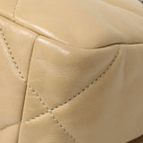 Chanel Beige Quilted Lambskin Medium 19 Flap