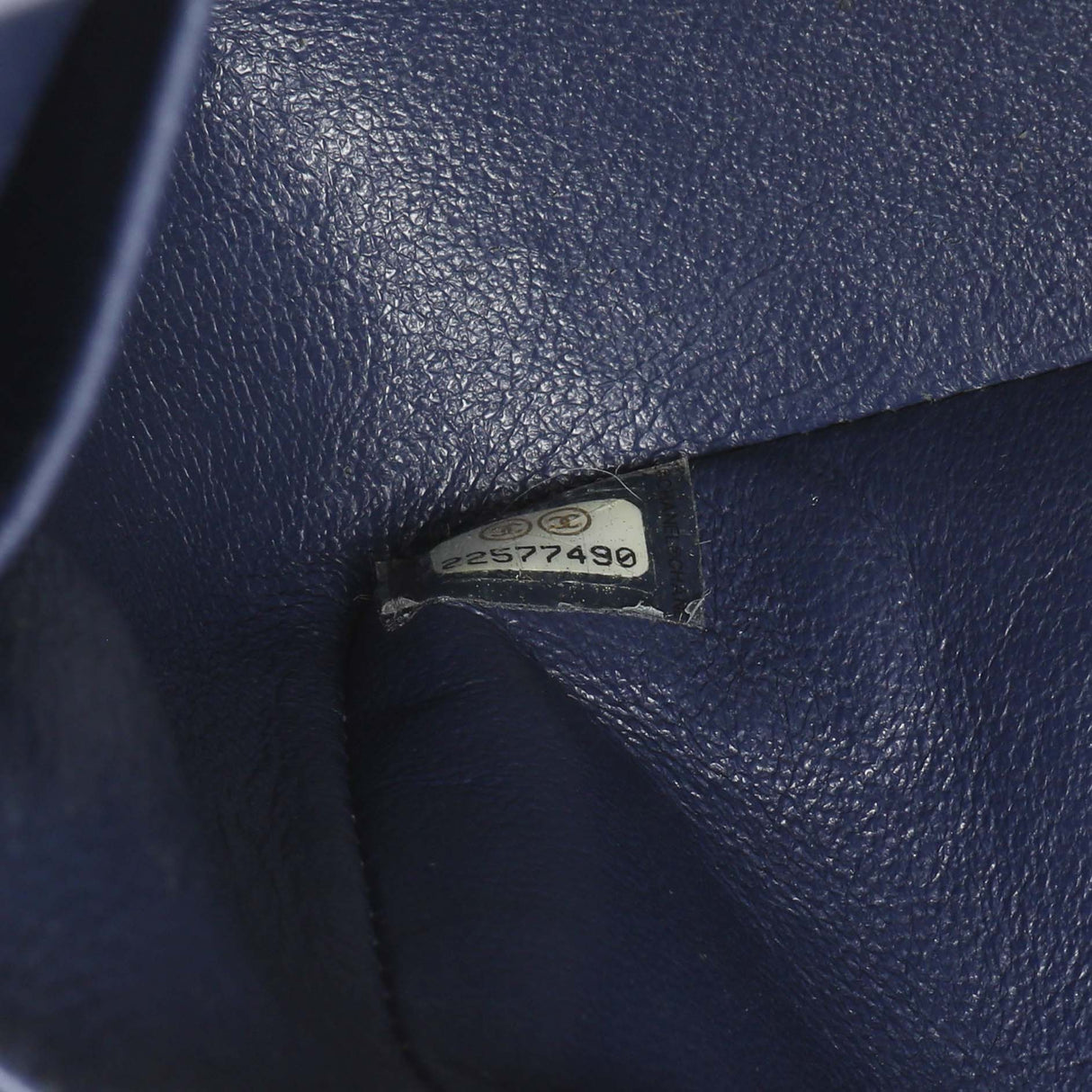 Chanel Blue Quilted Lambskin Medium Classic Double Flap Handbags Chanel