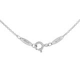 Tiffany & Co. Sterling Silver Diamonds by the Yard Single Diamond Pendant Designer Jewellery Tiffany and Co