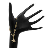 Tiffany & Co. 18K Yellow Gold Diamond Starfish Bracelet Designer Jewellery Tiffany and Co