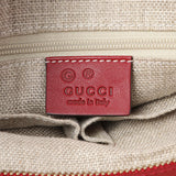 Gucci Red Micro Guccissima Bree Small Top Handle Tote Bag