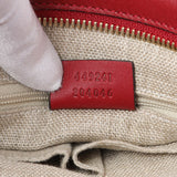 Gucci Red Micro Guccissima Bree Small Top Handle Tote Bag