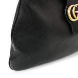 Gucci Black Goatskin Medium Aphrodite Shoulder Bag Handbags Gucci