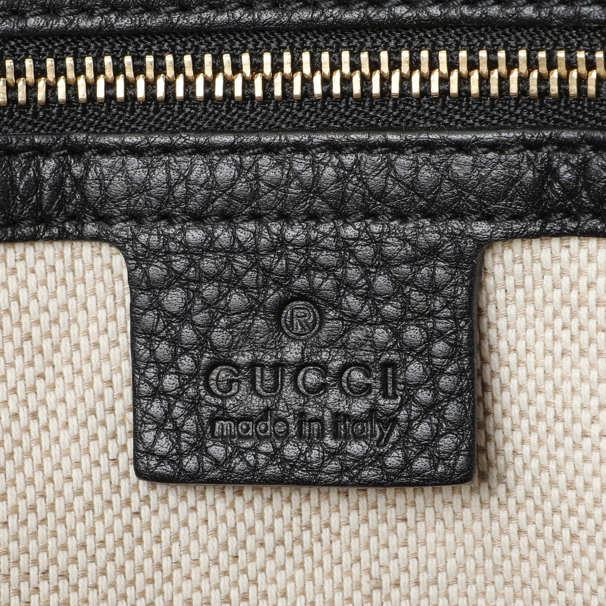 Gucci Black Calfskin Gucci Soho Bowler