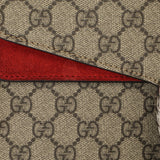 Gucci Red GG Supreme Monogram Small Dionysus Shoulder Bag