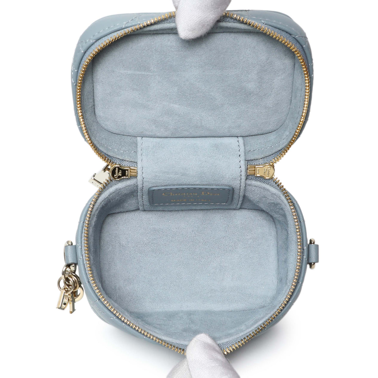 Christian Dior Lambskin Cannage Micro Lady Dior Vanity Case Handbags Christian Dior