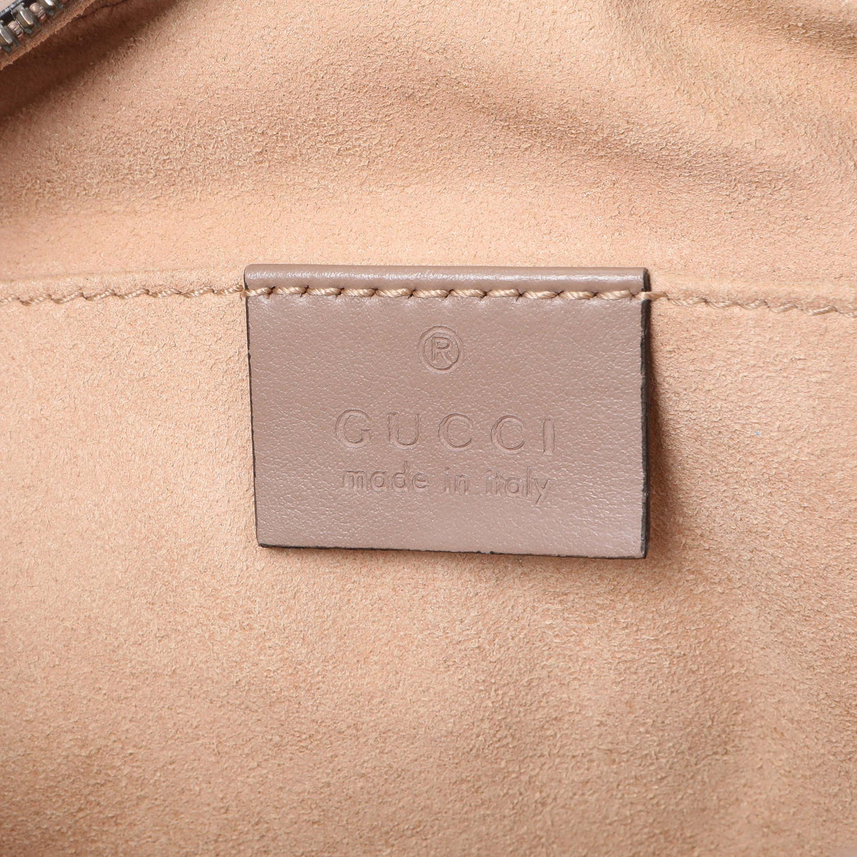 Gucci Porcelain Rose Calfskin Matelasse Small GG Marmont Chain Shoulder Bag Handbags Gucci