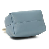 Jimmy Choo Blue Lambskin Micro Bon Bon Bag