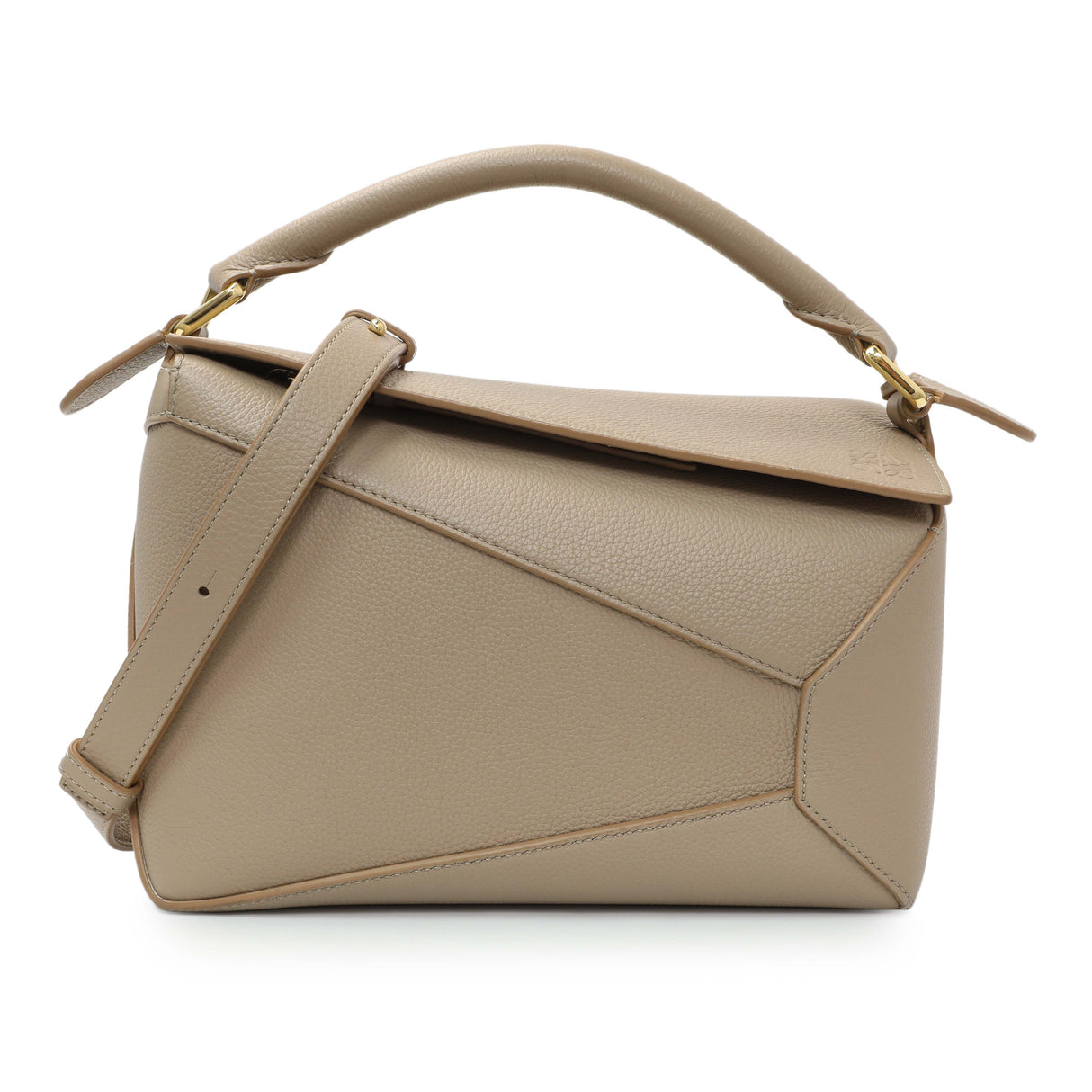 -6 items Mon. June 8 ⬆️- Loewe Sand Grained Calfskin Small Puzzle Bag Handbags Loewe