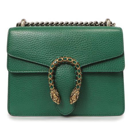 Gucci Emerald Calfskin Mini Dionysus Shoulder Bag