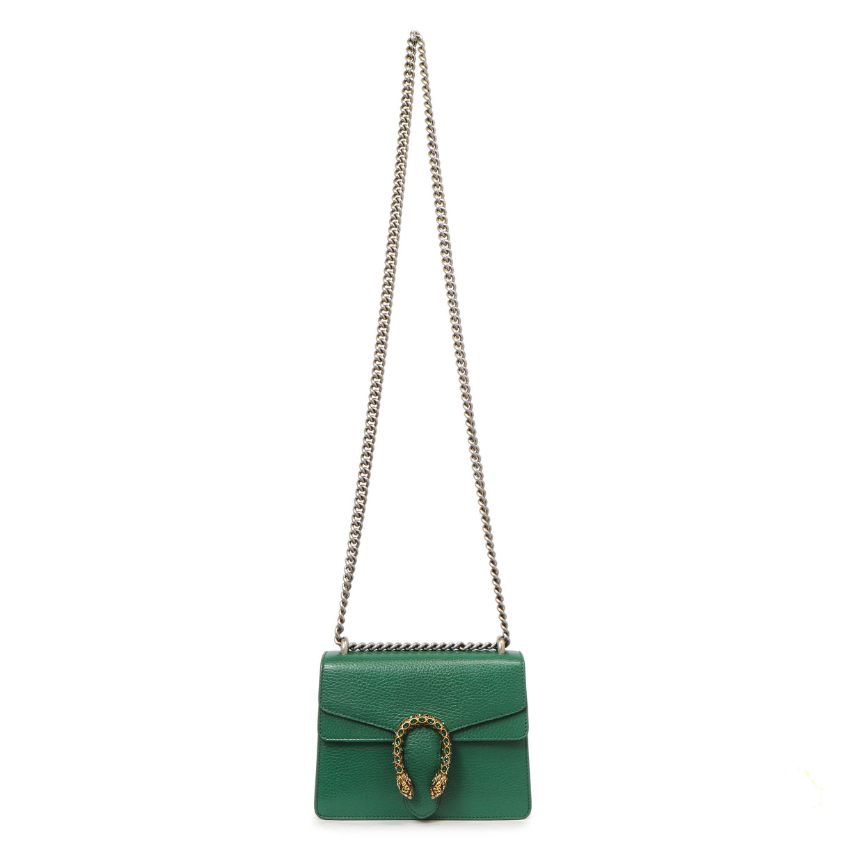 Gucci Emerald Calfskin Mini Dionysus Shoulder Bag