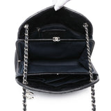 Chanel Glazed Calfskin Quilted Large Mademoiselle Bowling Bag Handbags Chanel
