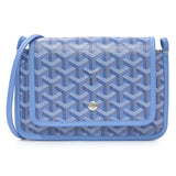 -temp- Goyard Blue Goyardine Plumet Wallet Clutch Entrupy#W6Y4VCH Modaselle
