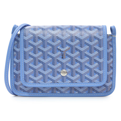 Goyard Blue Goyardine Plumet Wallet Clutch Handbags Goyard