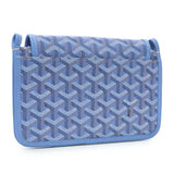 -temp- Goyard Blue Goyardine Plumet Wallet Clutch Entrupy#W6Y4VCH Modaselle