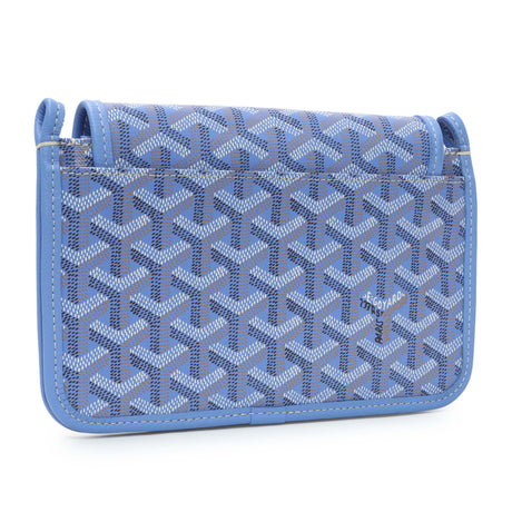 Goyard Blue Goyardine Plumet Wallet Clutch Handbags Goyard