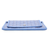 -temp- Goyard Blue Goyardine Plumet Wallet Clutch Entrupy#W6Y4VCH Modaselle