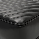Saint Laurent Black Calfskin Matelasse Monogram Lou Camera Bag Handbags Saint Laurent