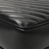 Saint Laurent Black Calfskin Matelasse Monogram Lou Camera Bag Handbags Saint Laurent
