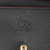 Christian Louboutin Black Calfskin Boudoir Chain Wallet