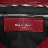 Balenciaga Burgundy Chevre Metallic Edge Hardware S City Handbags Balenciaga
