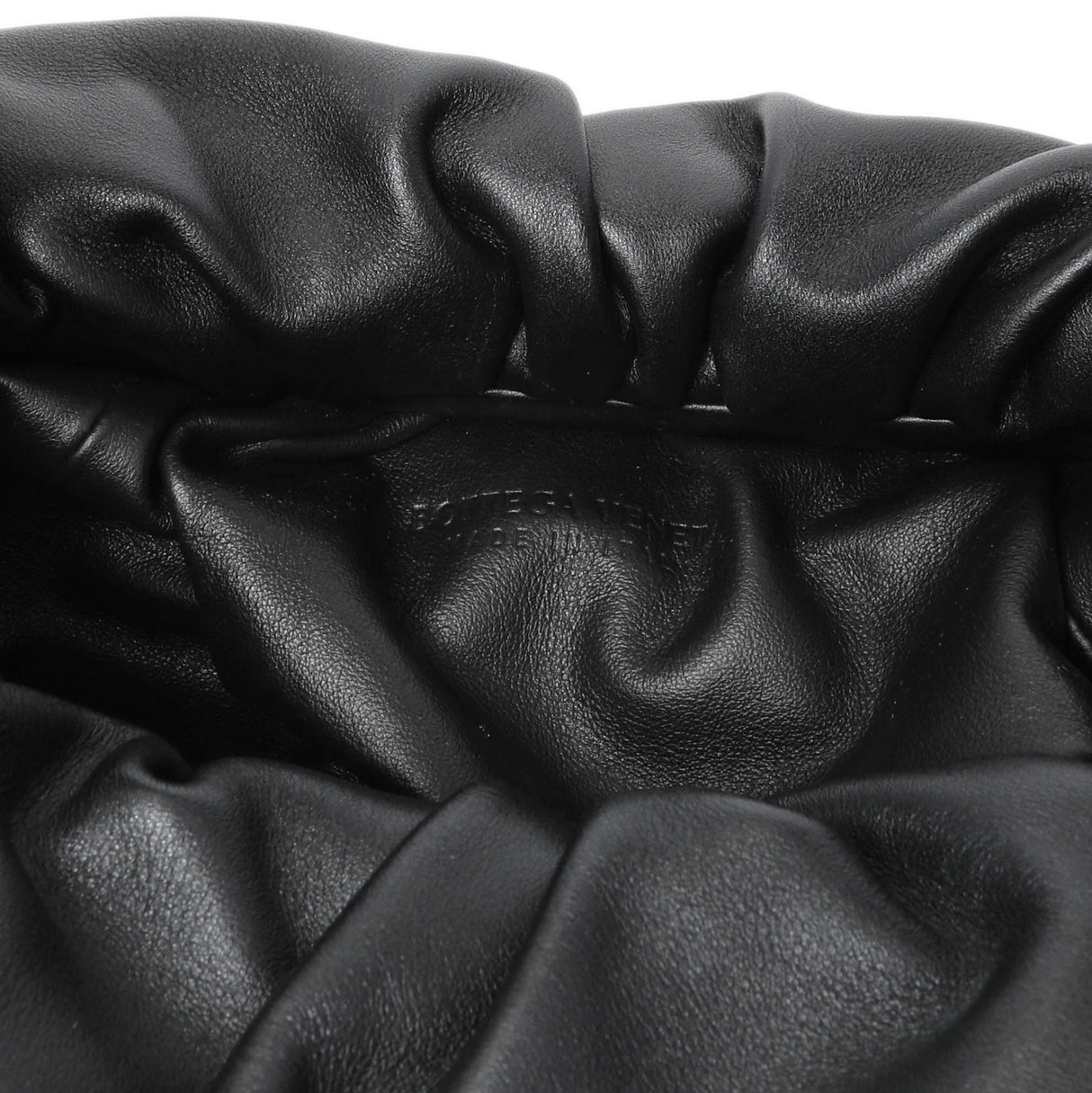 Bottega Veneta Black Smooth Butter Calfskin Small The Shoulder Pouch Handbags Bottega Veneta