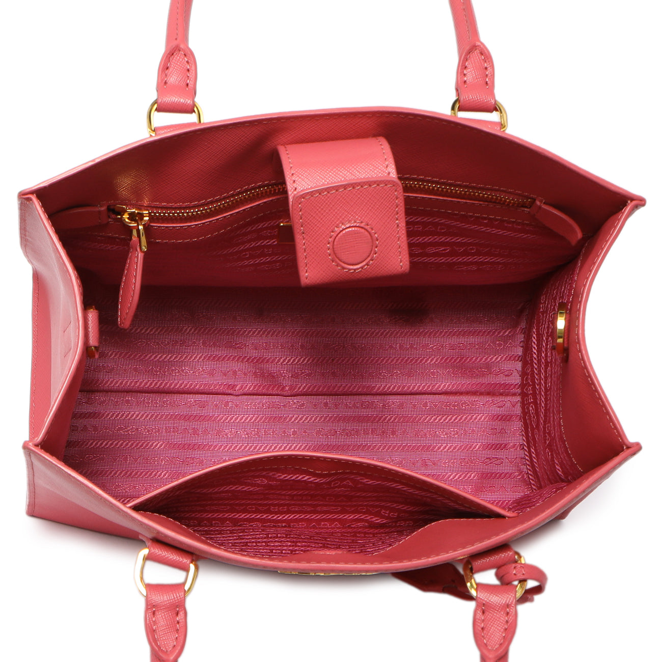 Prada Peonia Saffiano Tote – Modaselle