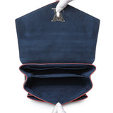 Louis Vuitton Marine Rouge Soft Calfskin My Lockme Top Handle Handbags Louis Vuitton