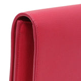 Saint Laurent Lipstick Fuchsia Calfskin Monogram Large Belle De Jour Clutch