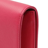 Saint Laurent Lipstick Fuchsia Calfskin Monogram Large Belle De Jour Clutch