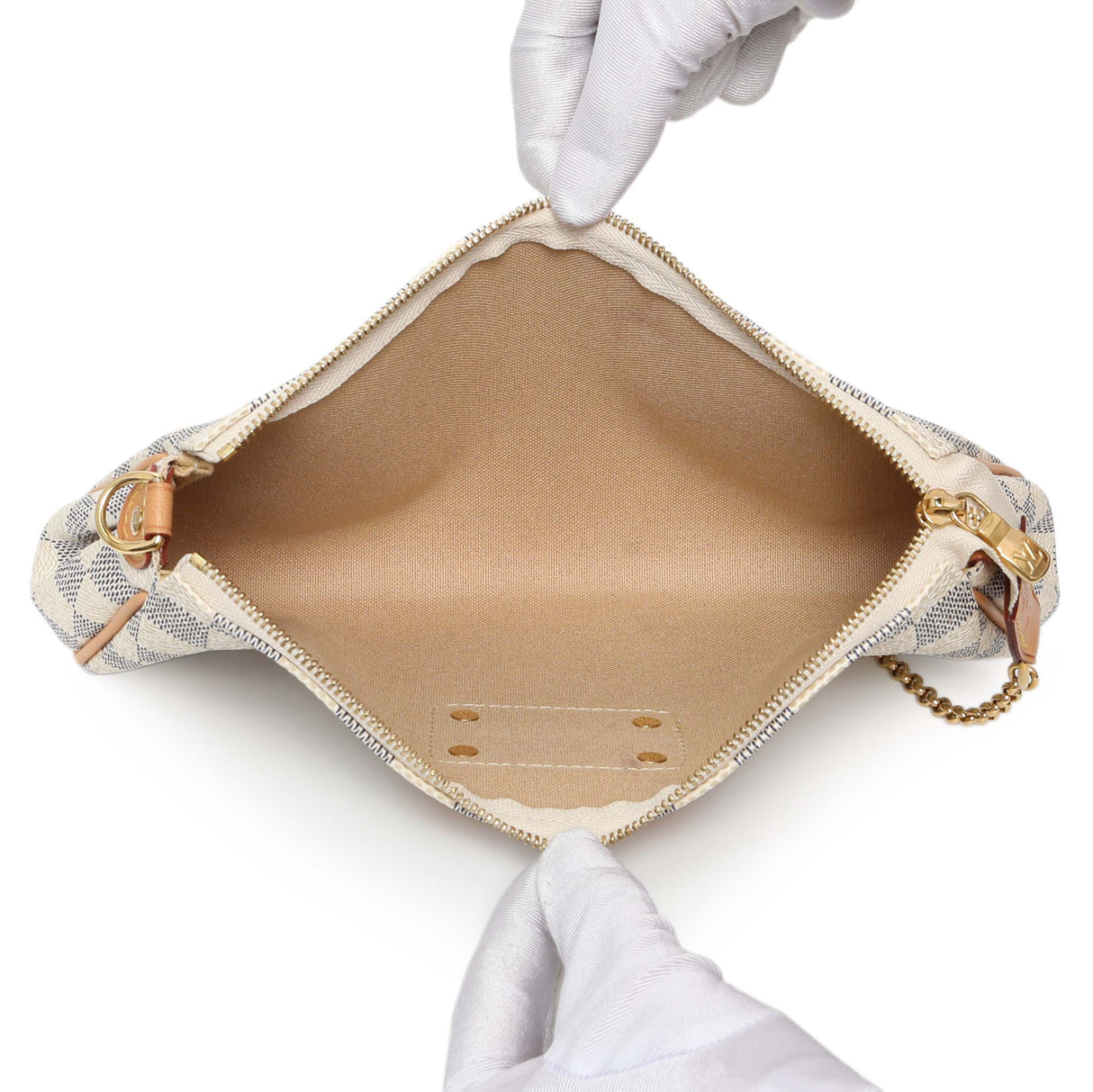 Louis Vuitton Damier Azur Eva Clutch Handbags Louis Vuitton