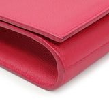 Saint Laurent Lipstick Fuchsia Calfskin Monogram Large Belle De Jour Clutch