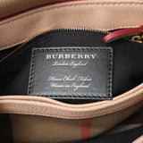 Burberry Beige Red Derby Calfskin Snakeskin House Check Small Camberley Handbags Burberry