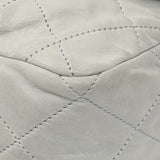 Chanel Grey Quilted Iridescent Calfskin Leather Chic Quilt Flap Bag Handbags Chanel