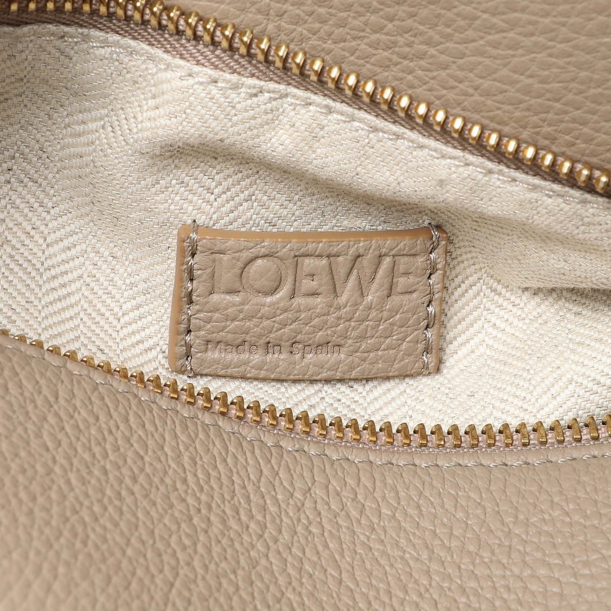 -6 items Mon. June 8 ⬆️- Loewe Sand Grained Calfskin Small Puzzle Bag Handbags Loewe