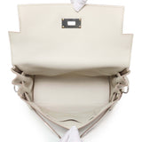 Hermes Craie Evercolor Kelly Messenger PM Handbags Hermes