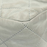 Chanel Grey Quilted Iridescent Calfskin Leather Chic Quilt Flap Bag Handbags Chanel