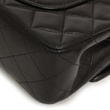 Chanel Vintage Black Quilted Lambskin Small Double Flap