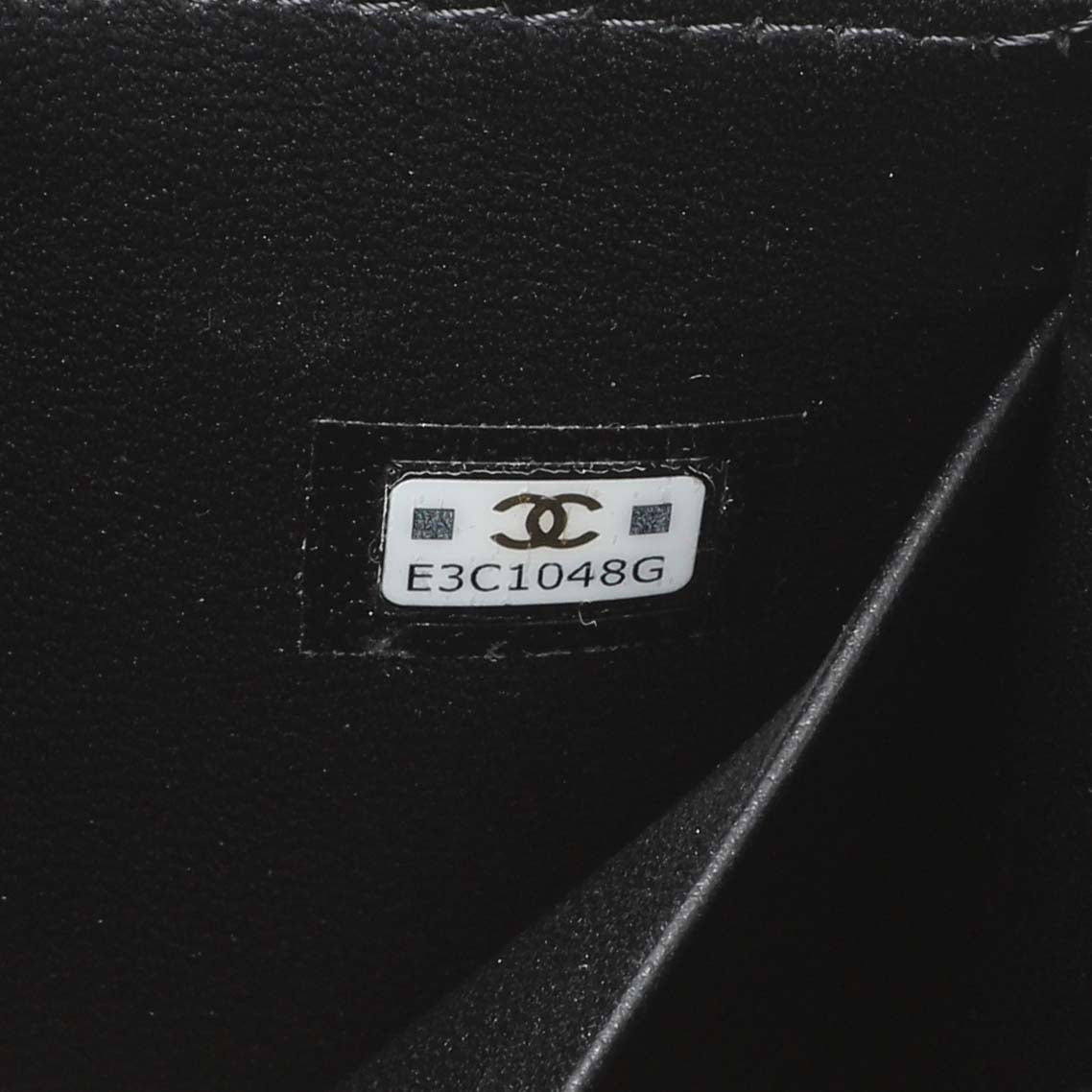 Chanel Black Lambskin Enamel Quilted Top Handle Flap Handbags Chanel